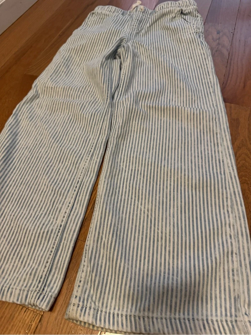 Cat & Jack Girls Striped Wide Leg Pants Size 10/12